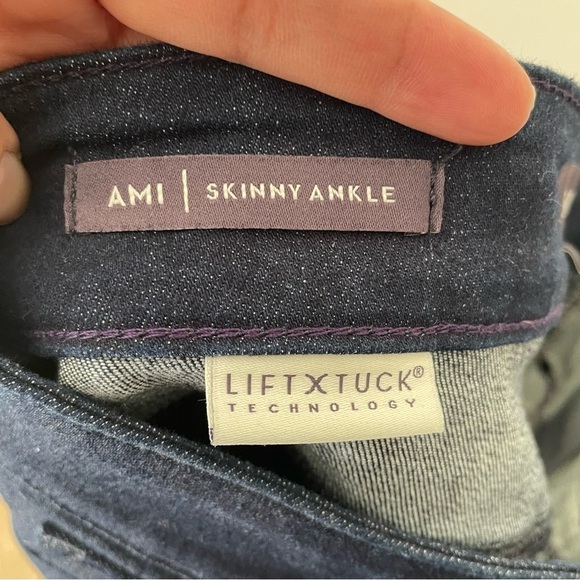 NYDJ Womens Denim Jeans Size 4P AMI Skinny Ankle Mid Rise Stretch Lift Tuck Tech - Picture 8 of 9